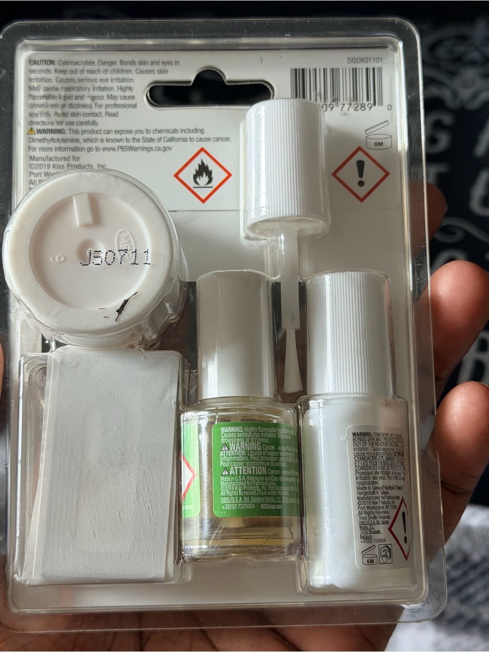 new/sealed kiss nail gel dip kit! - Picture 2 of 2